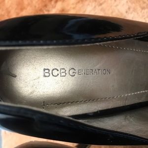 BCBG Black Patent Heels